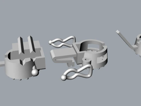 Bracelets 3D Print - 01 3D Print Model