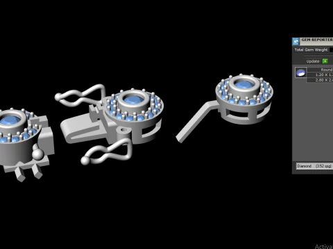 Bracelets 3D Print - 01 3D Print Model
