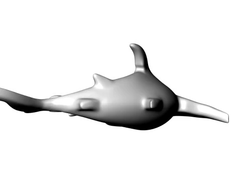 Hammerhead shark Pendant 3D Print Model