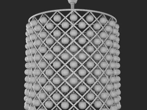large pendant zig zag timothy oulton 3D Model