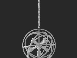 nest pendant small lampa halo 1976 Modelo 3D