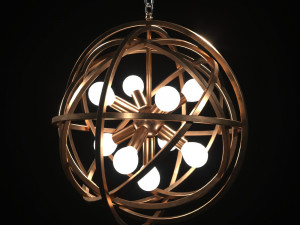 nest pendant small lampa halo 1976 Modelo 3D