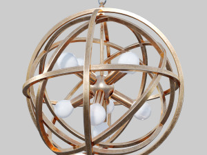 nest pendant small lampa halo 1976 Modelo 3D