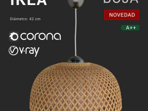 l&acirc;mpada boja ikea 2018 Modelo 3D