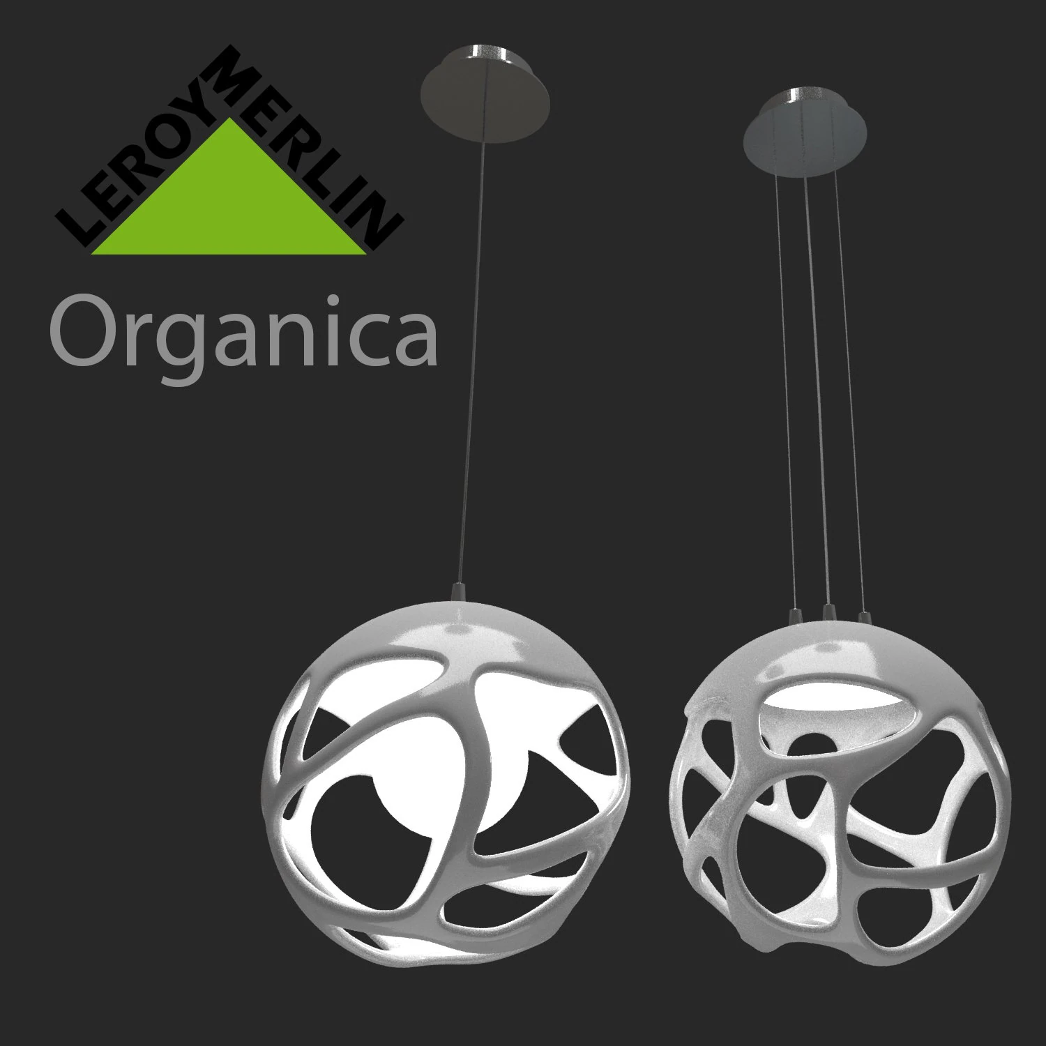 leroy merlin lamp organica mantra 2018 3D Model .c4d .max .obj .3ds .fbx .stl .blend 