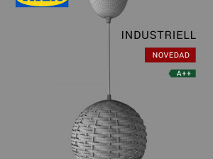 industriell ikea lamp 2018 3D Model in Ceiling Lights 3DExport