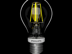 philips led bulb 2018 3D Model
