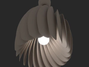 skymningen lamp ikea 2019 3D Model