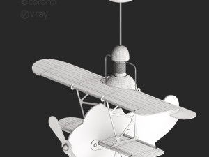 baby plane lamp 2019 leroymerlin 3D 模型