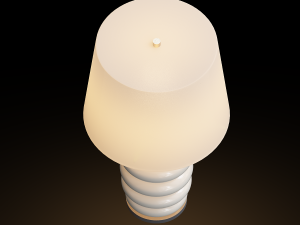phoebe stacked table lamp 3D 모델