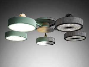 shark chandeliers 3D 모델