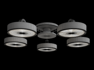 shark chandeliers 3D Model