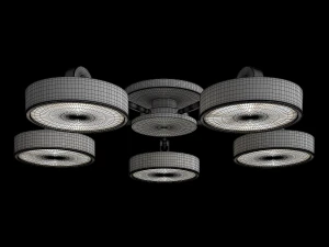 shark chandeliers 3D Model