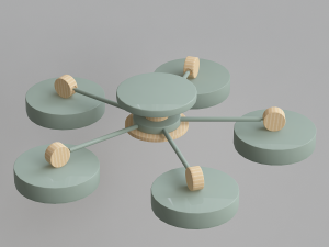 shark chandeliers 3D Model