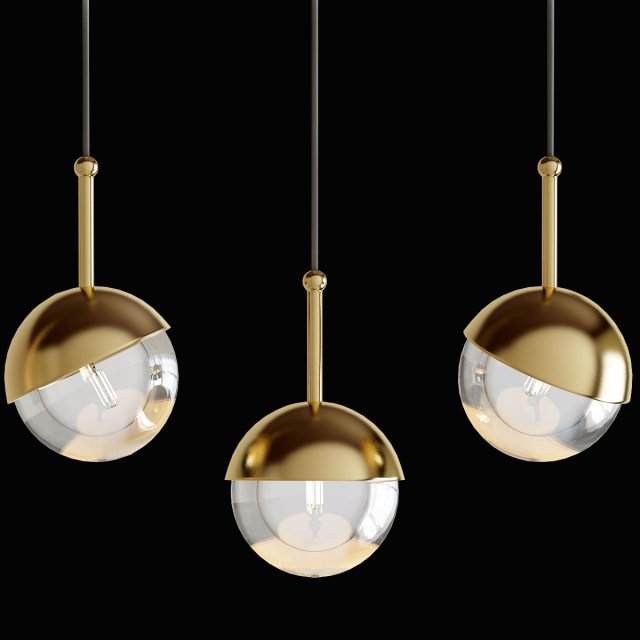 golden ball 3D Model .c4d .max .obj .3ds .fbx .stl .blend 