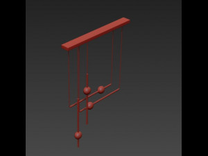 774 broom orion globe light 3D-Modell