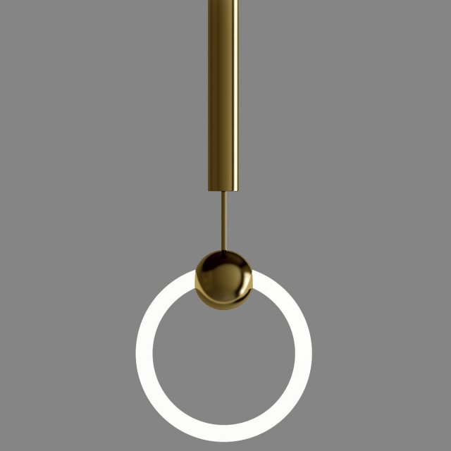 lee broom ring light Modello 3D .c4d .max .obj .3ds .fbx .stl .blend 