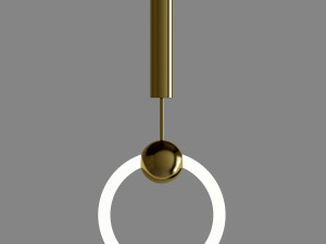 lee broom ring light 3D 모델