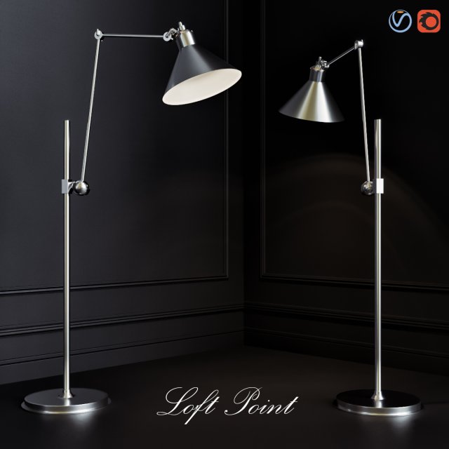 loft point 3D 모델 .c4d .max .obj .3ds .fbx .stl .blend 