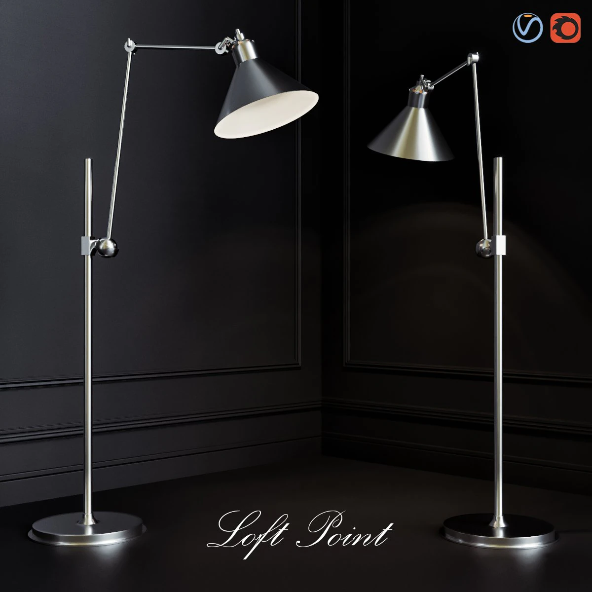 loft point 3D Model .c4d .max .obj .3ds .fbx .stl .blend