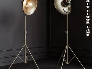 Loft-Stehlampe 3D Modell