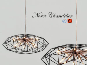 ノロットのシャンデリア 3Dモデル