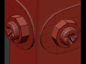 radial cage floor lamp 3D Model