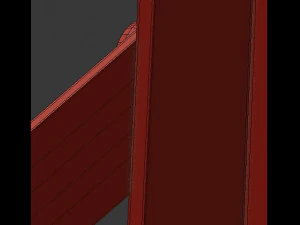 radial cage floor lamp 3D Model