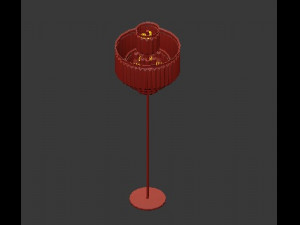 rh 1920s odeon clear glass 3D Model