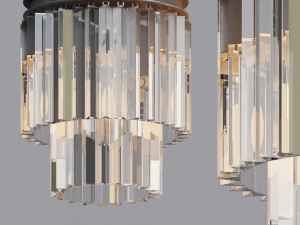 1920s odeon clear glass ii 3D Модель