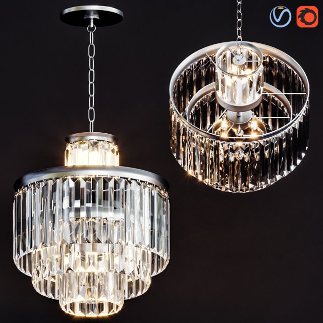 rh 1920s odeon clear 3D Model .c4d .max .obj .3ds .fbx .stl .blend 