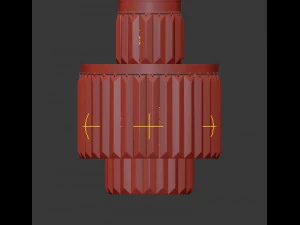 1920s odeon clear glass 3D Model