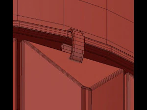 1920s odeon clear glass 3D Model