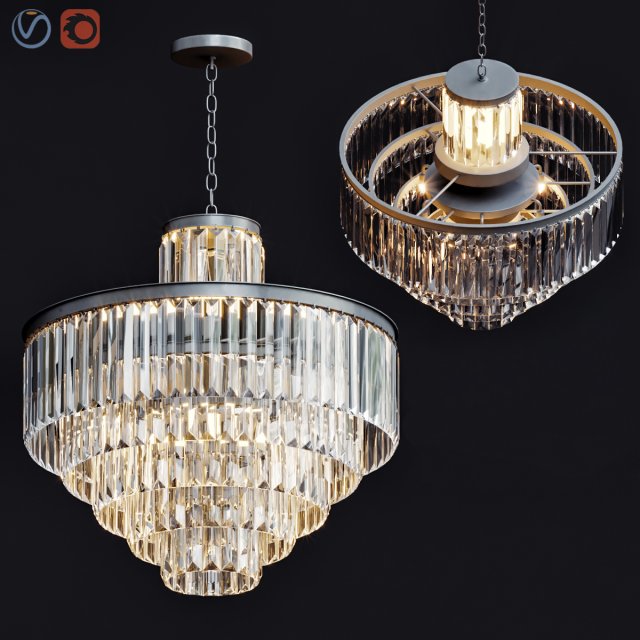 rh 1920s odeon clear 3D 模型 .c4d .max .obj .3ds .fbx .stl .blend
