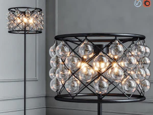 スペンサーフロアランプ 3Dモデル