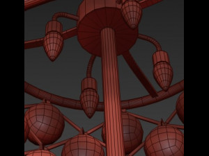 rh spencer table lamp 3D Model