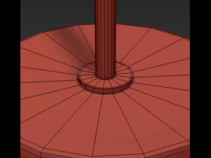 rh spencer table lamp 3D Model