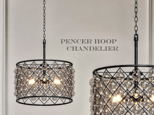 pencer hoop chandelier 3D 모델