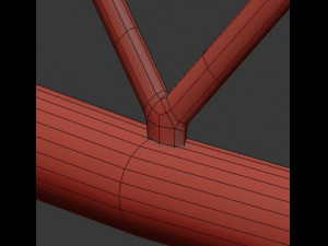 pencer hoop chandelier Modello 3D