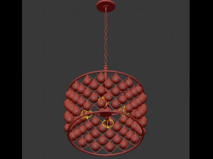 pencer hoop chandelier 3D Model
