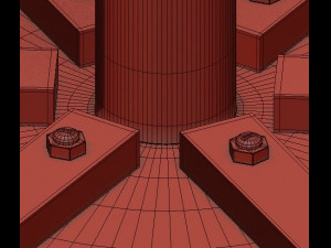 spencer hoop chandelier 3D Model
