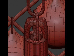 spencer hoop chandelier 3D Model