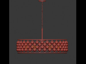 spencer hoop chandelier 3D Model