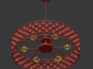 spencer hoop chandelier 3D Model
