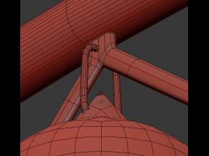 spencer hoop chandelier 3D Model
