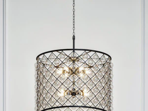 spencer hoop chandelier 3D Model