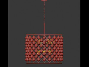 spencer hoop chandelier 3D Model