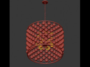 spencer hoop chandelier 3D Model