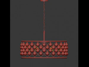 spencer hoop chandelier 3D Model