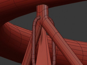 spencer hoop chandelier long 3D Model